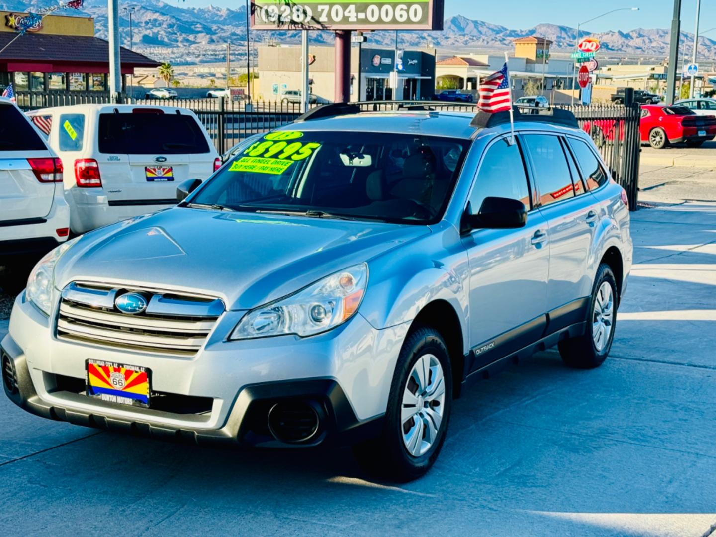 2013 Silver Subaru Outback (4S4BRBAC5D3) , located at 2190 Hwy 95, Bullhead City, AZ, 86442, (928) 704-0060, 0.000000, 0.000000 - Photo#0